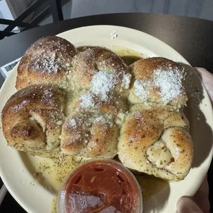Garlic knots.