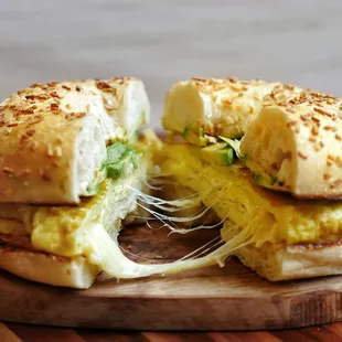 food, bagel, bagels