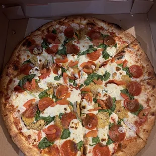 Eggplant Royale with pepperoni added