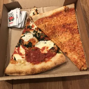 Pizza slices