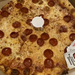 Build Your Own NY Pizza, with pepperoni