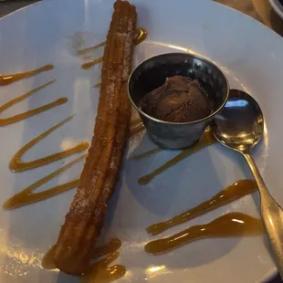 Churro and Gelato