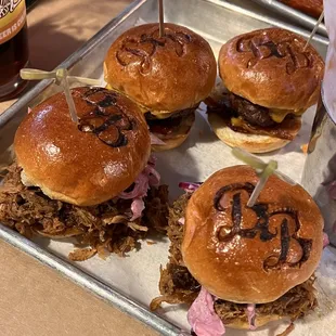 Beef Slider (3oz) Pulled Pork Slider