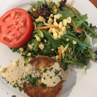 Crab Cake Salad