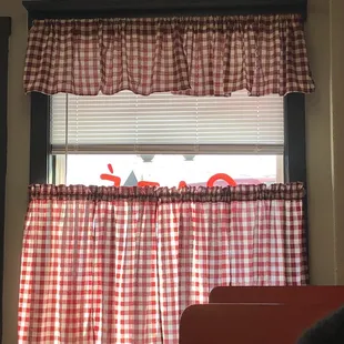 Inside the front window