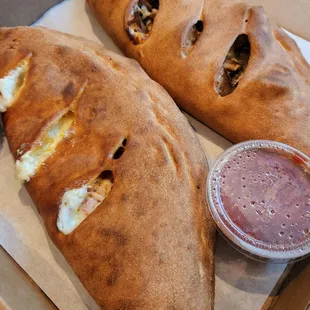 two pastries in a box