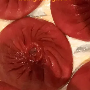 Red Veggie Soup Dumplings