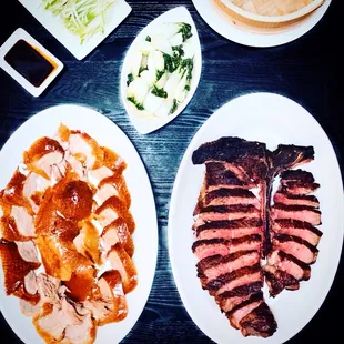 Peking Duck and Aged 50 days' Prime Porterhouse For 2 !