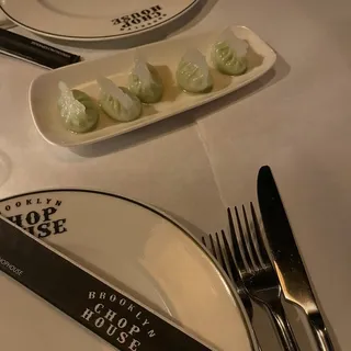 Steamed Edamame Dumplings