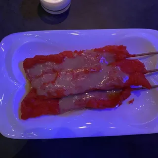Chicken Satays w/Peanut Sauce