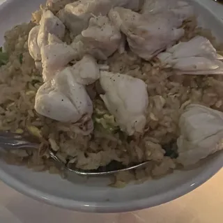 Jumbo Crab Lump Meat Fried Rice