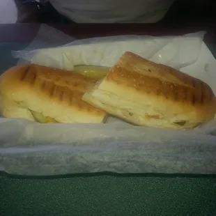 Hubby's pressed cuban