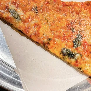 "Giusepp" (NY Style) pizza. $3.75 + tax + tip