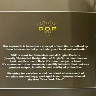 DOP's mission statement