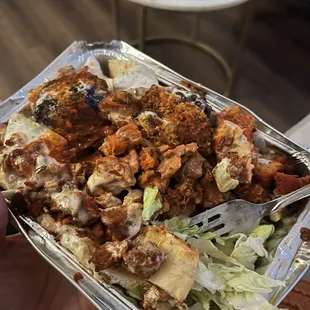 Mixed Chicken and Lamb Salad. This was so delicious!