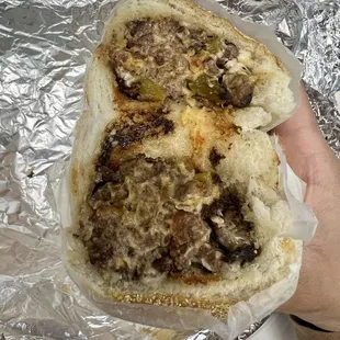 Chopped Cheese- beef was burned :/