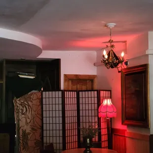 the interior of the restaurant