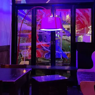 the interior of the restaurant