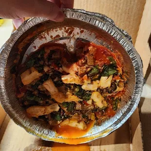 This is soup slapped together in a tin. This is not pizza.