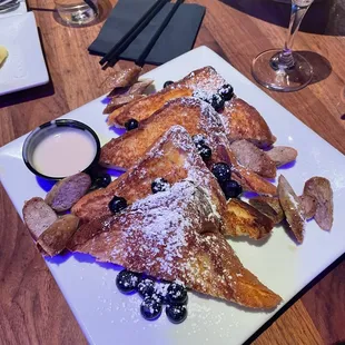 French toast with sausage