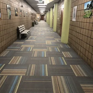 Carpeted hallway