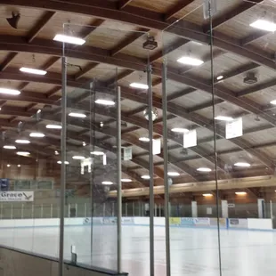 The rink known as the "the barn"