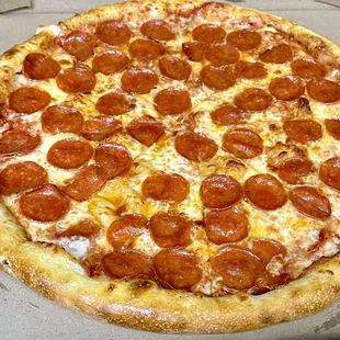 Stuffed crust double pepperoni