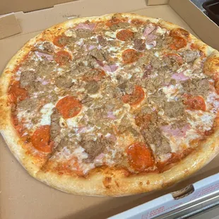 Meat lover pizza
