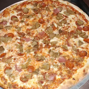 pizza, food