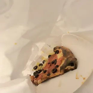 Slice of burnt sadness, with a side of sorry, and regret of lost time..