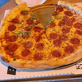 Half Pepperoni &amp; Jalapeños
