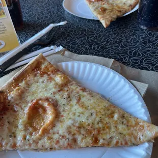 $5.50 for a slice and a drink for lunch.
