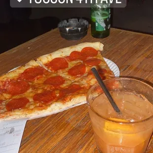 pizza, food