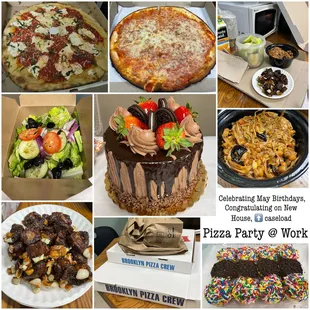 My pizza party at work