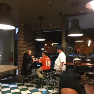 Indoor dinning seating