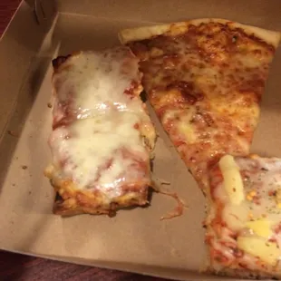 Their awesome Bensonhurst- Sicilian Pizza!