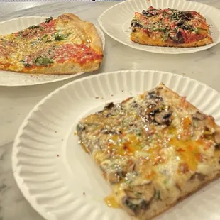 mushroom slice, veggie slice, vodka slice