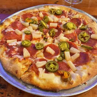 pizza, food