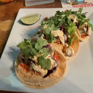 Lobster tacos