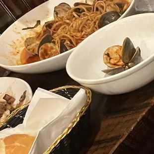 plates of food on a table