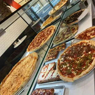 Some of our selection of pizzas