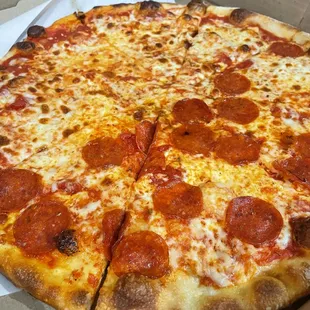 New York Style half cheese and half pepporoni