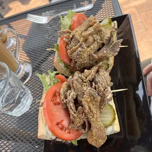 Mushroom po boy