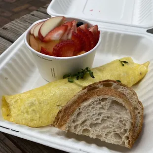 Spinach and Feta Omelette