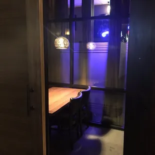 Outside pod seating