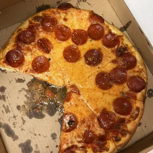 14" Pepperoni Cheese Pizza