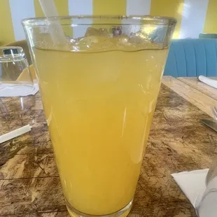Passion fruit lemonade