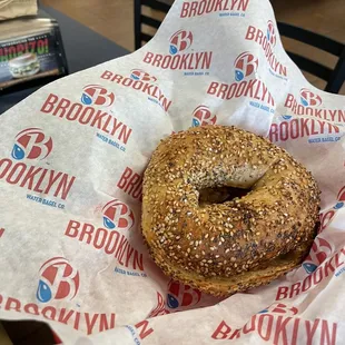 Whole Wheat Everything Bagel plain