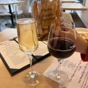 Our glasses   **Don&apos;t forget to follow me on IG for more great foodie places to check out Follow...@Only1ChristineLu **