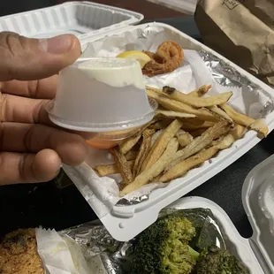 This is the Tartar sauce literally empty